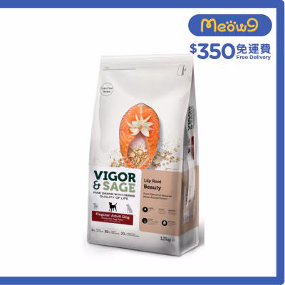 百合美毛全犬種成犬糧 12kg - VIGOR & SAGE